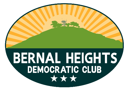 Bernal Heights Democratic Club Meeting April 2023