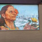 Flower Lady Mural at 3300 Mission Street