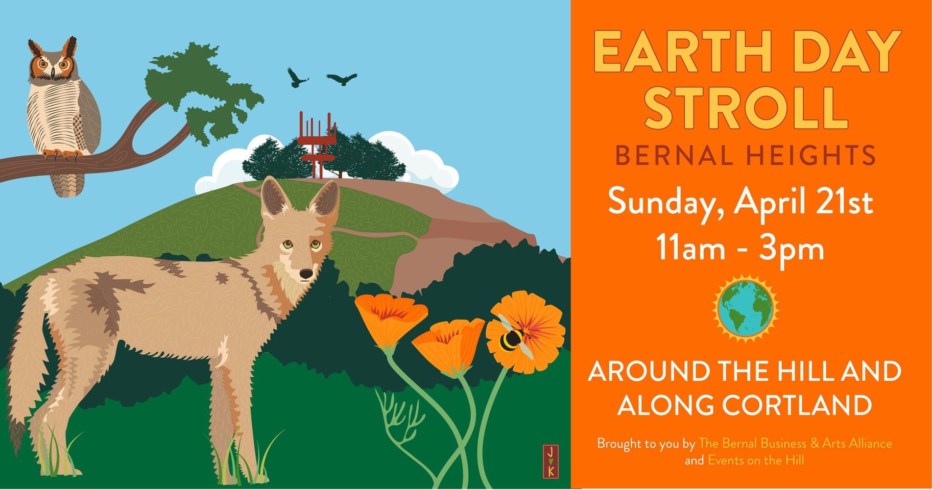 Annual Earth Day Stroll Bernal Heights 2024