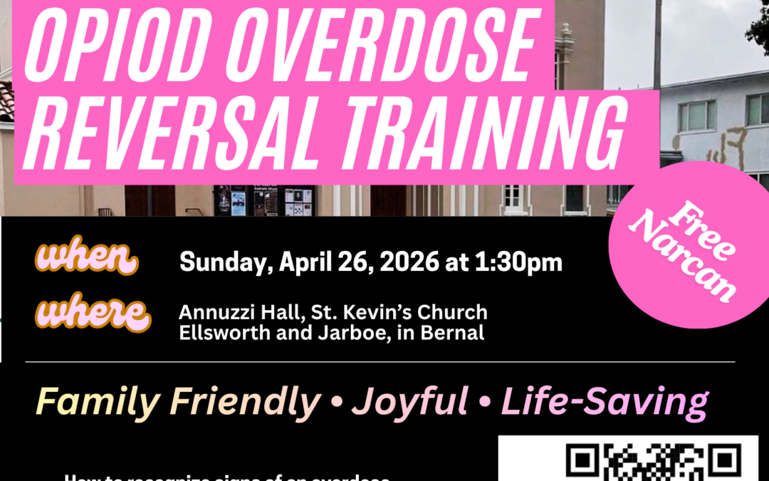Free Narcan and Overdose Reversal Training @ St. Kevin’s