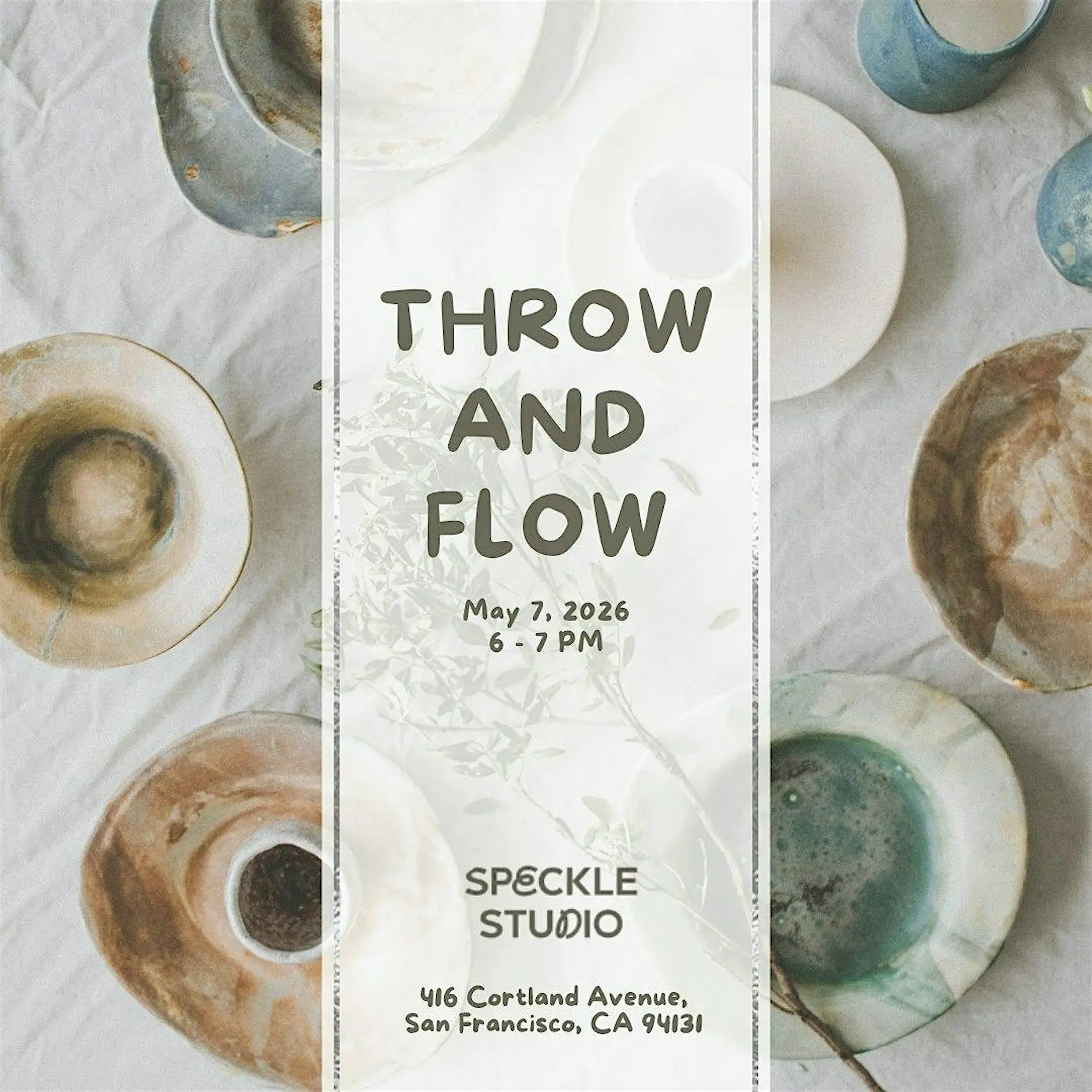 Throw and Flow: A Ceramics Workshop