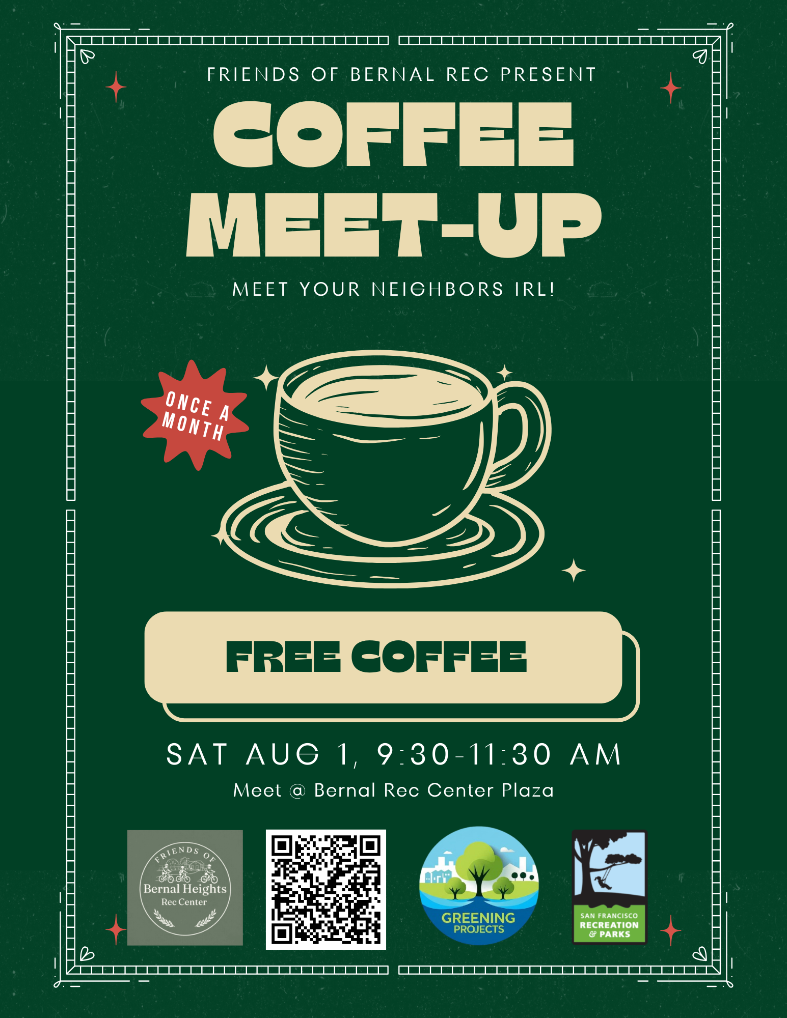 Friends of BHRC Aug Coffee Meeet--Up