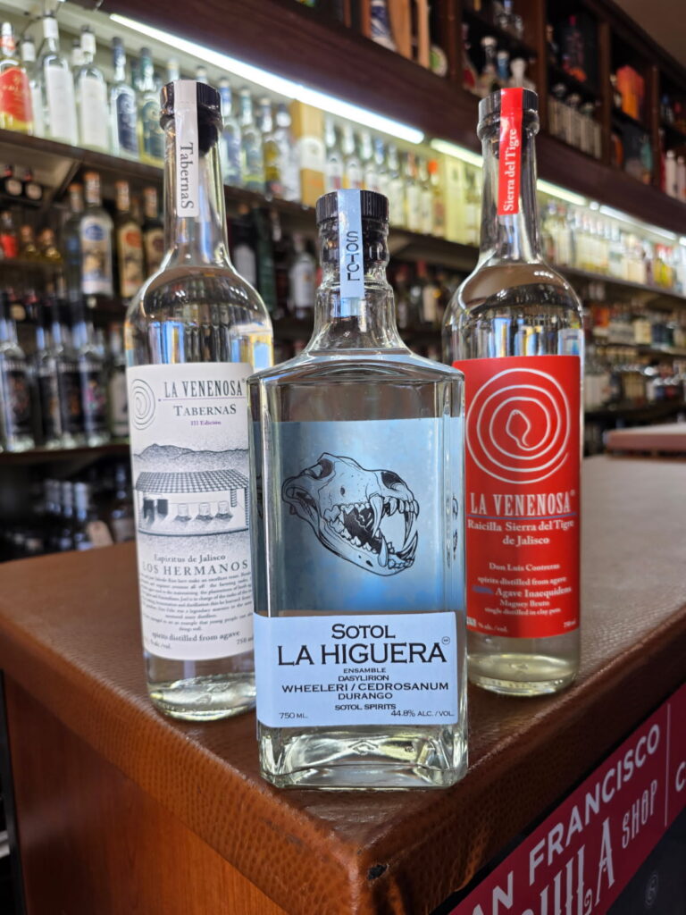 Agave Tastings: La Venenosa Raicilla and La Higuera Sotol