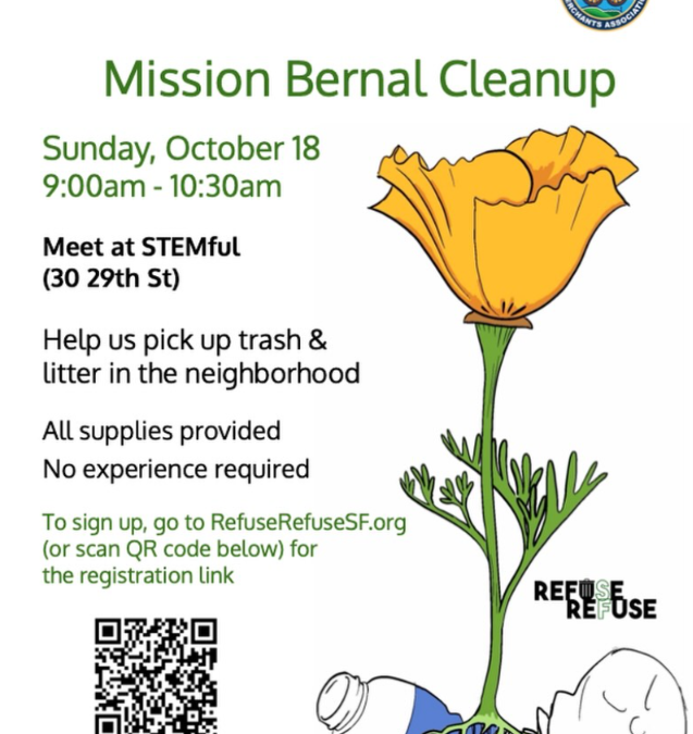 Mission Bernal Neighborhood Cleanup