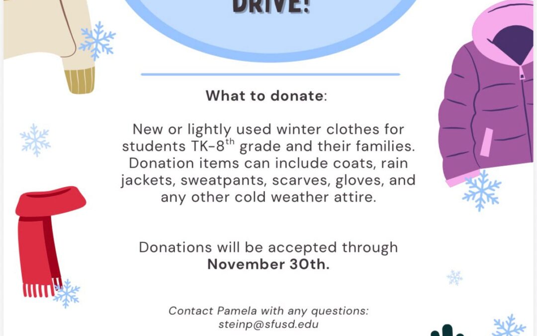 Warm Hearts, Warm Clothes: Paul Revere Elementary Winter Clothing Drive! 🧥❄️